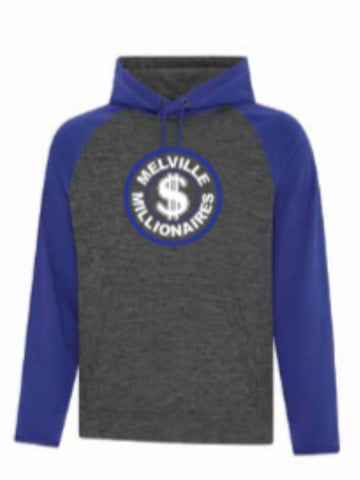 Classic Logo Two Tone Hoodie
